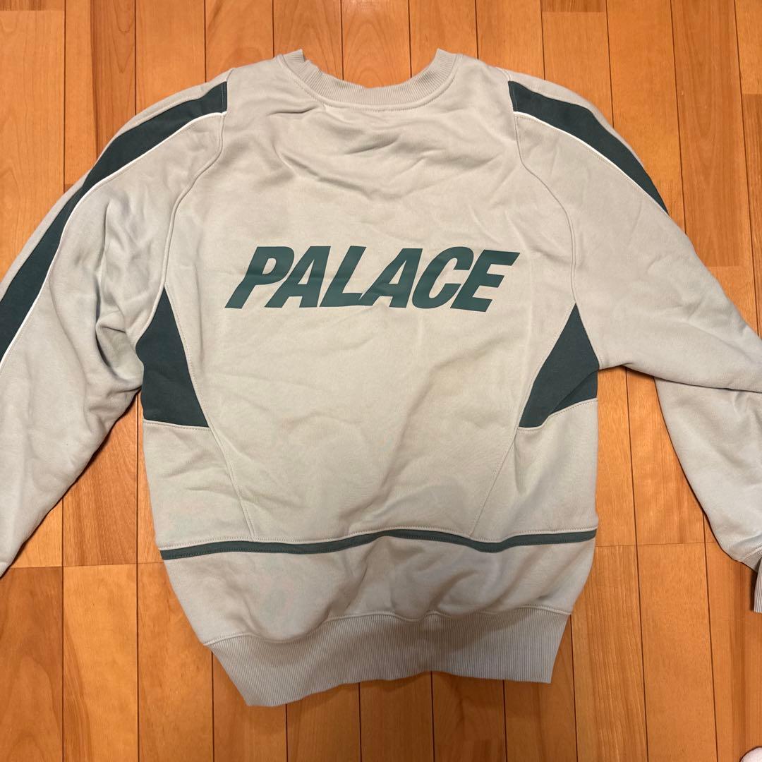 PALACE PRO TEAM 02 CREW ライトグレー