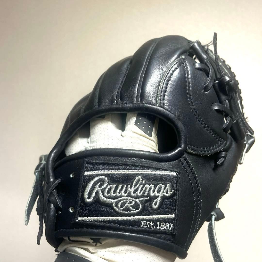 【美品】Rawlings軟式 内野手用 Bolder Field ブラック