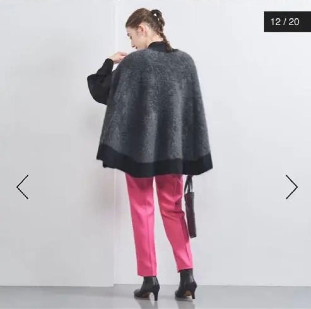 新品　ユナイテッドアローズ　フォックスカシミアケープ