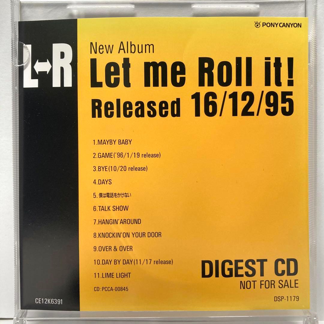 【超レア 非売品】Digest CD Let Me Roll It! / L⇔R