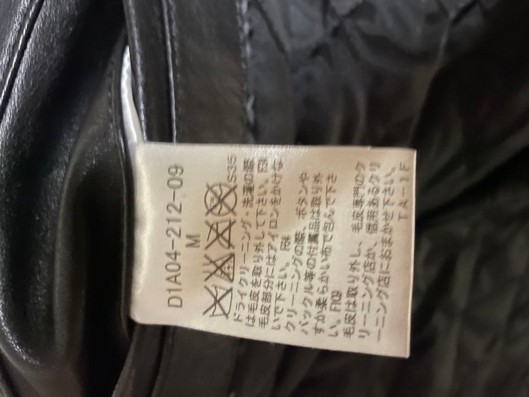 最終値下げバーバリーブラックレーベルレザーコート