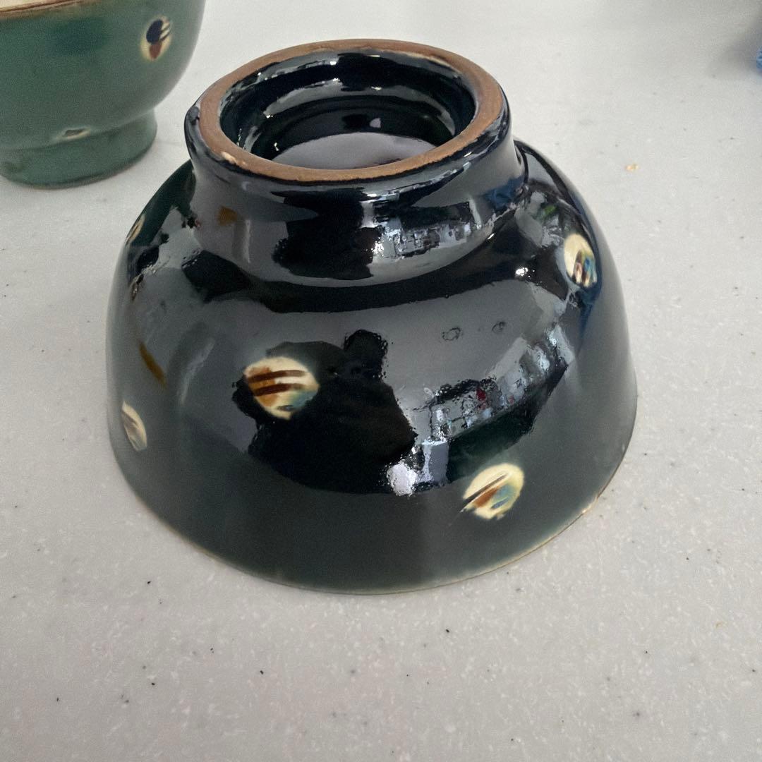 やちむん陶器製 丼 2色セット 常秀工房　うつわ家　沖縄読谷村　どんぶり