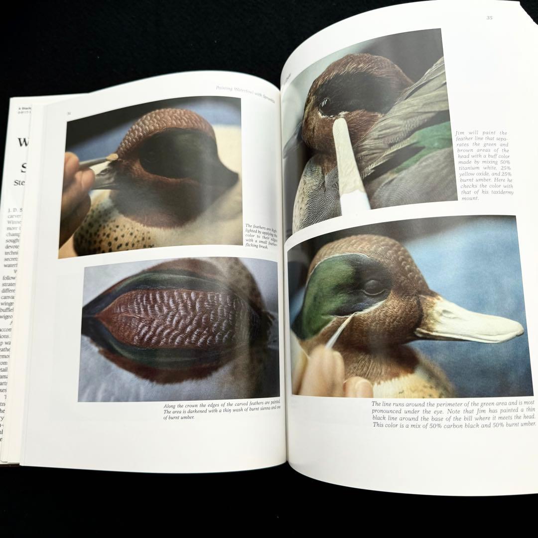 デコイ バードカービング 技法書「Painting Waterfowl」