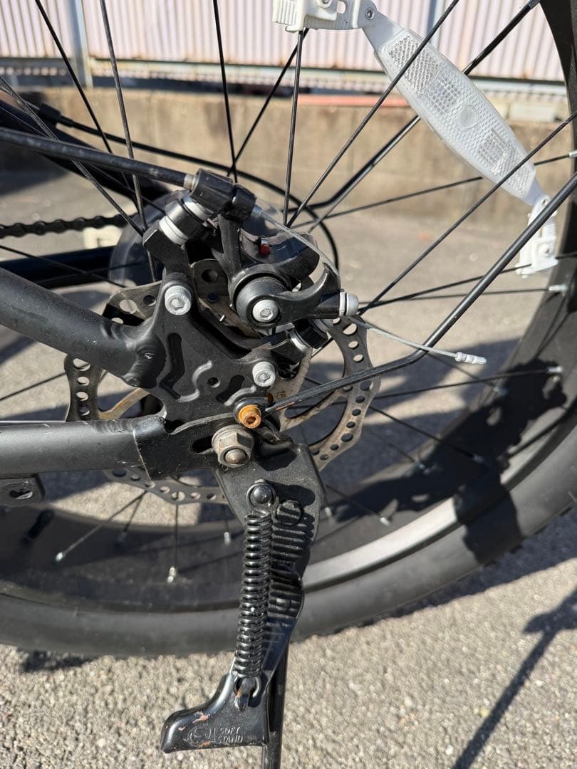 ファットバイク極太タイヤ　マッドブラック　引き取り限定　値下げしました