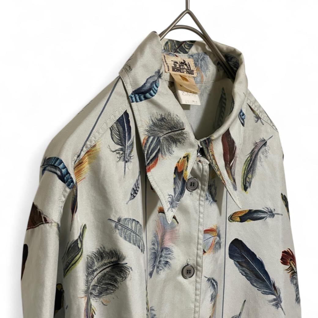 Hermès Vintage Silk Blouse Shirt