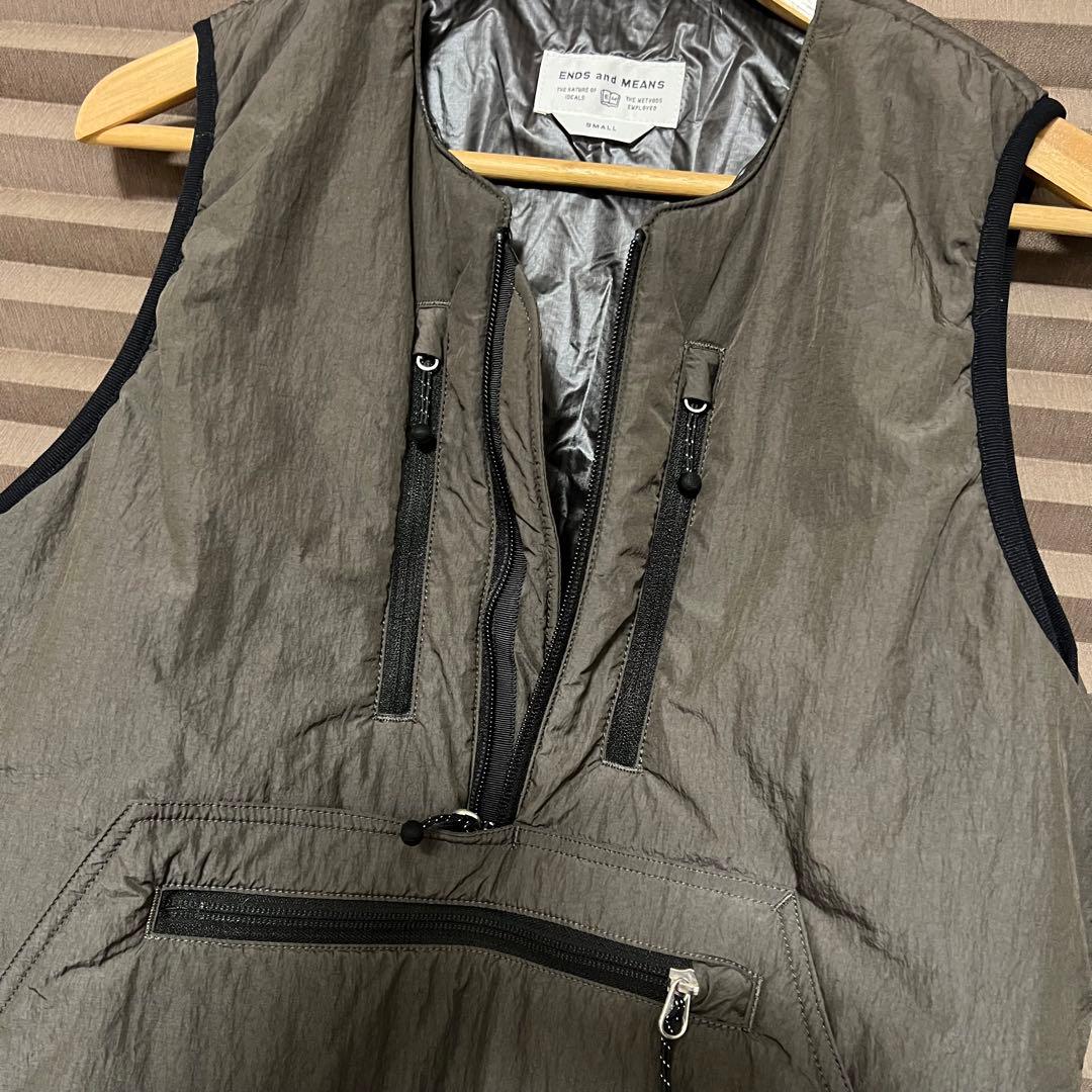 ENDS and MEANS ベスト Tactical Puff Vest S