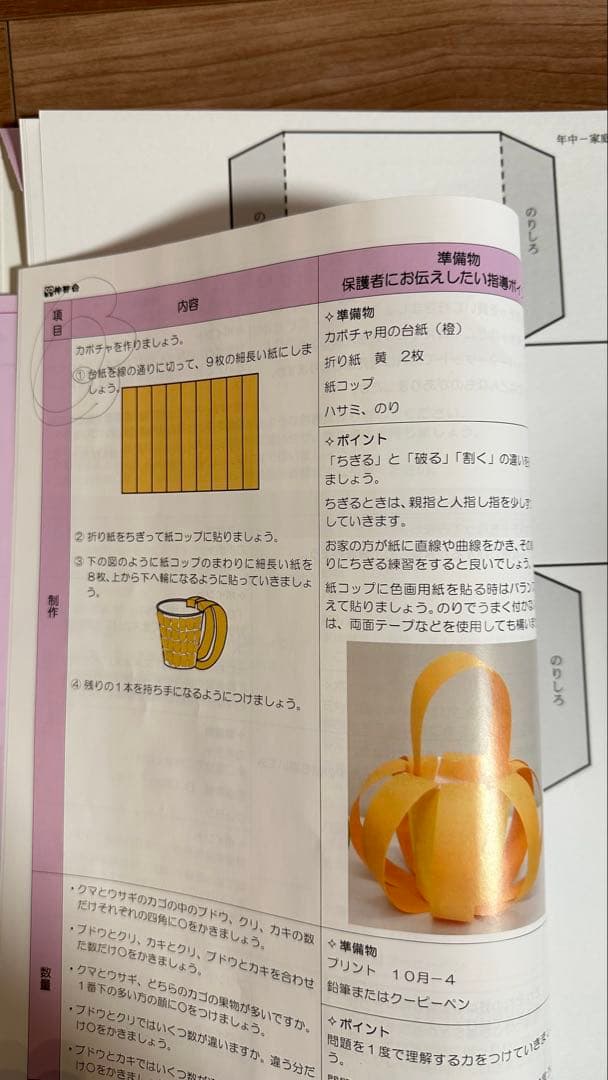 伸芽会 家庭学習プログラム 年長
