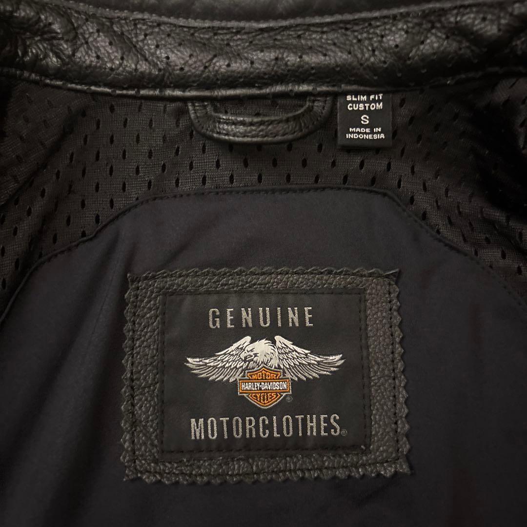 【Harley-Davidson】パンチングレザージャケット