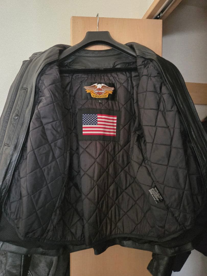 Harley Davidson シングルライダースージャケット Lサイズ