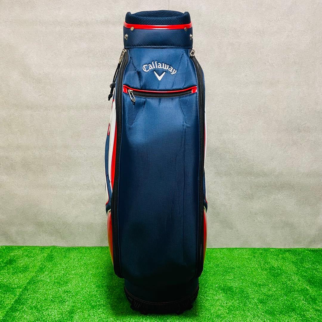 未使用　Callaway キャロウェイ　キャディバッグ ゴルフバッグ　ネイビー