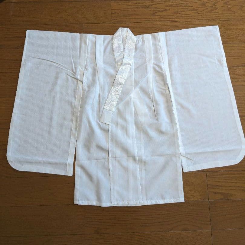 ［中古美品］七五三 3歳男の子 着物 被布 フルセット黒鶴の憧憬