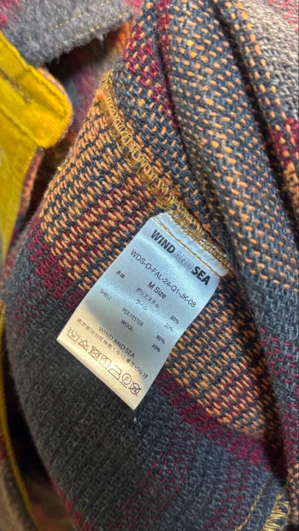 ジャケット・アウター SHAGGY PLAID CPO SHIRT JACKET / AMBER
