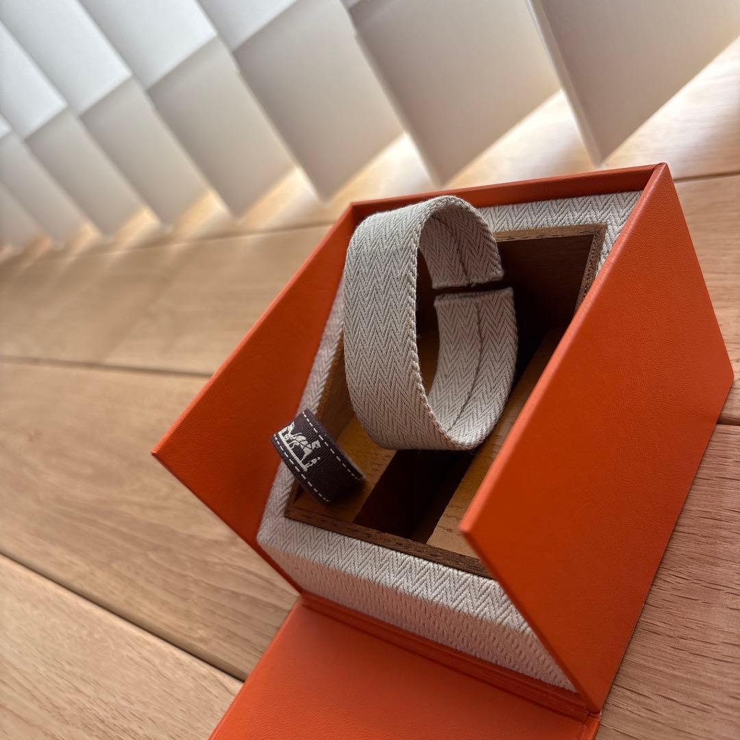 【HERMES 】オレンジ ギフトボックス 中型 木製収納ケース付き