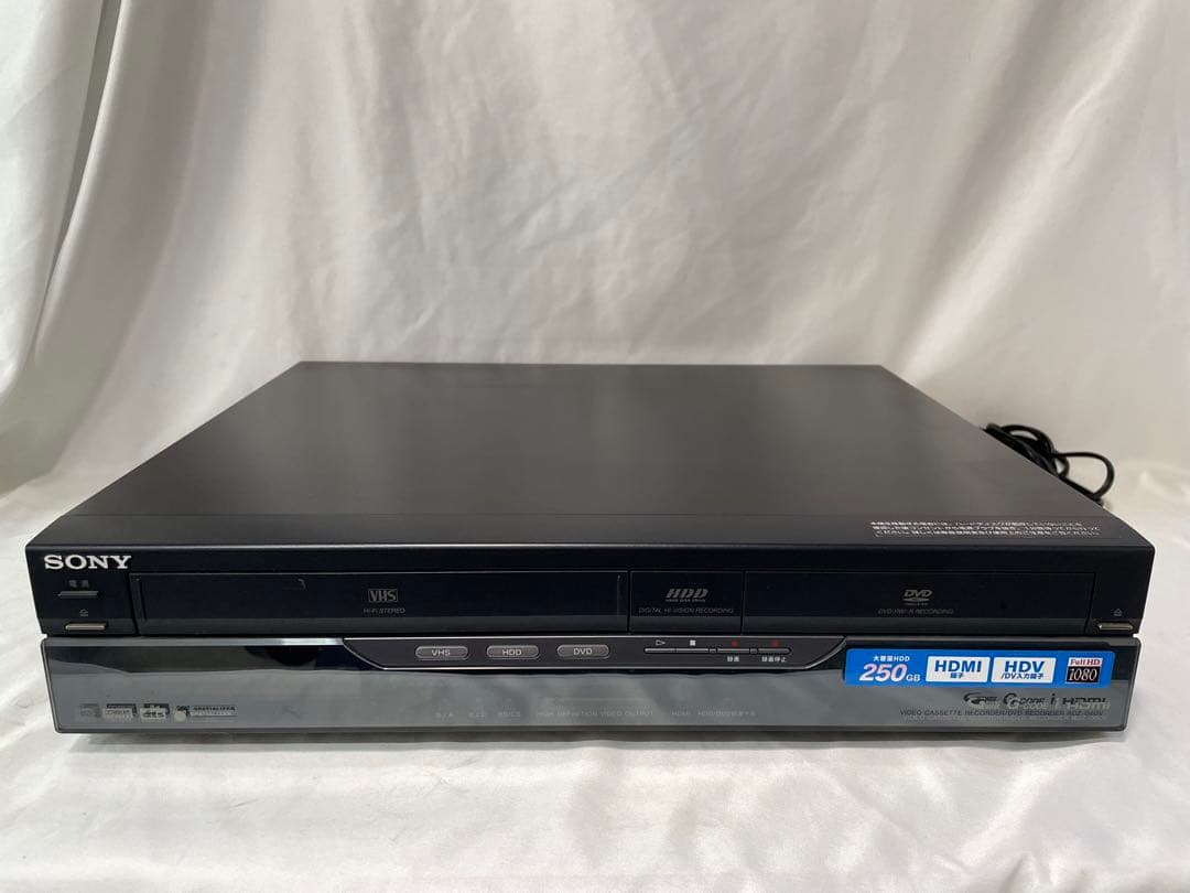 A152⚪︎ SONY RDZ-D60V ビデオ一体型　DVDレコーダー