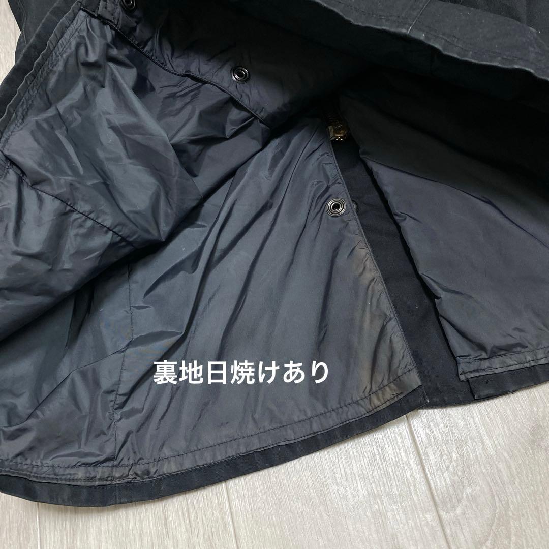 F0-089 Barbour フィールドジャケット 黒 UK14 襟コーズ