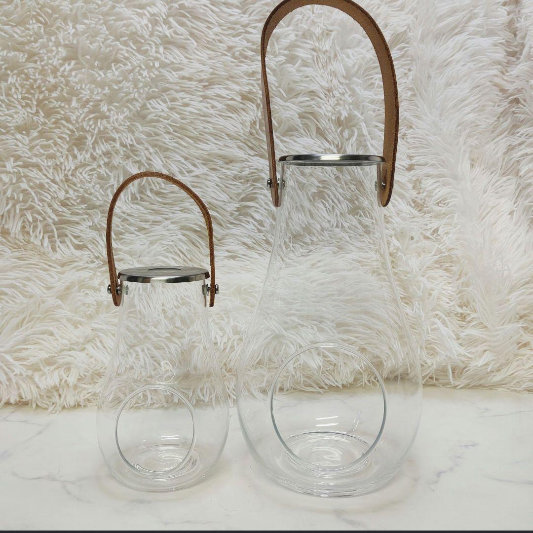 HOLMGAARD ホルムガード キャンドルホルダーランタン クリア 2個セット