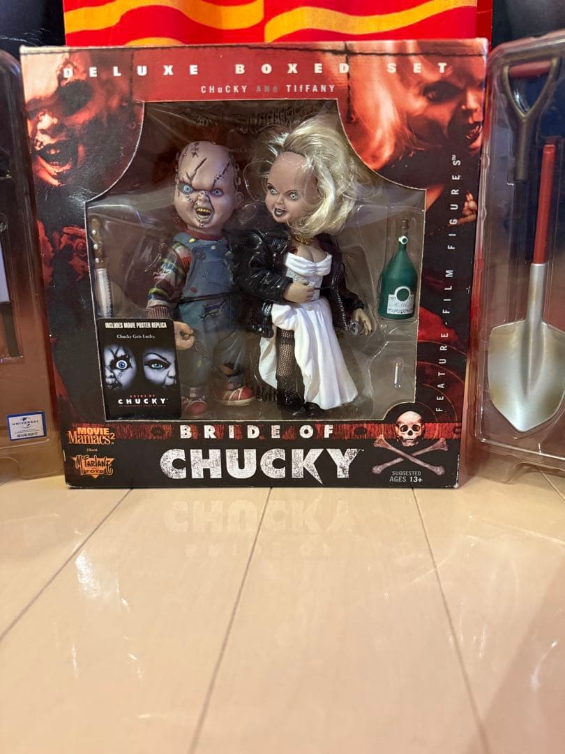 チャイルドプレイ　チャッキー　ティファニー　フィギュア　3点セット