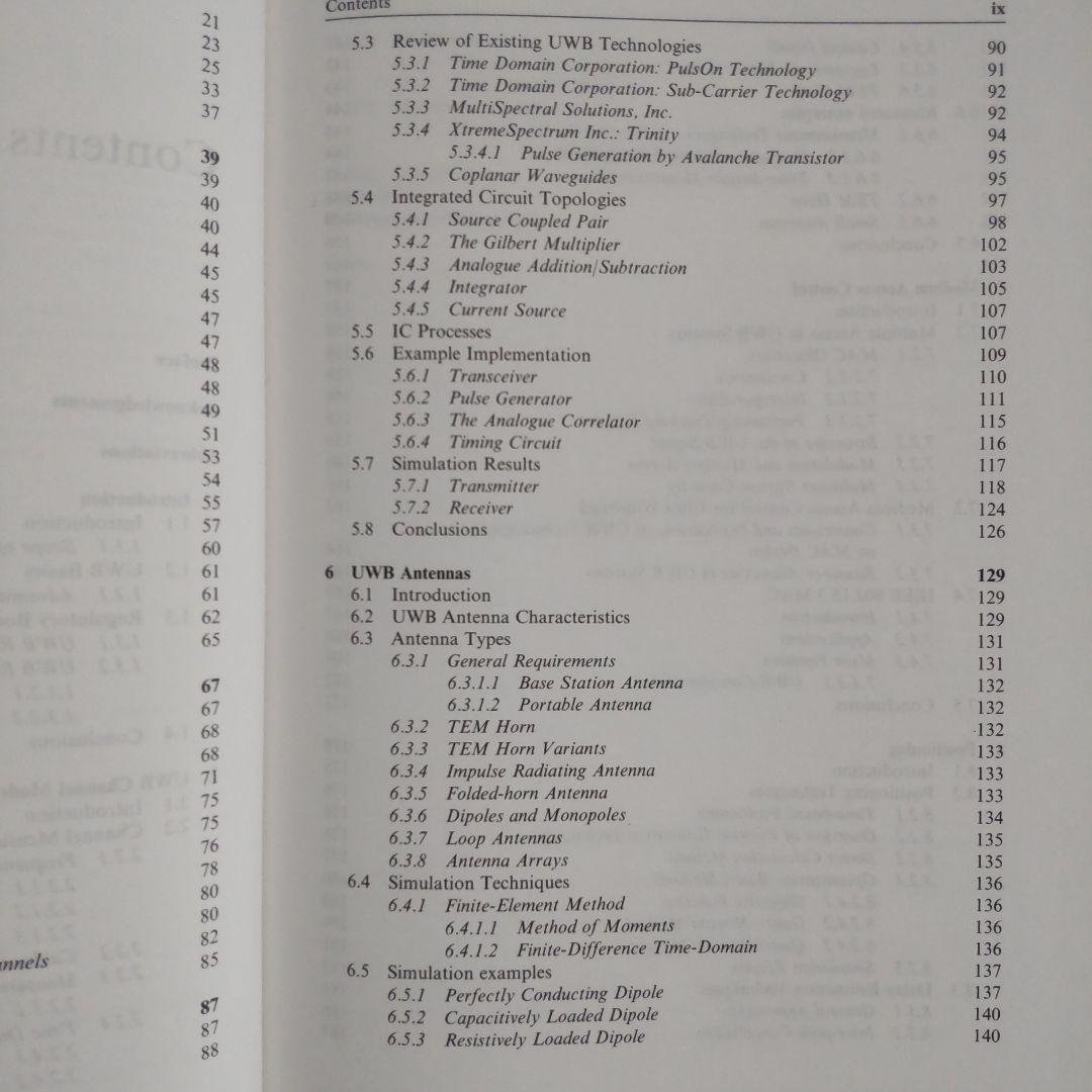 洋書 UWB Theory and Applications