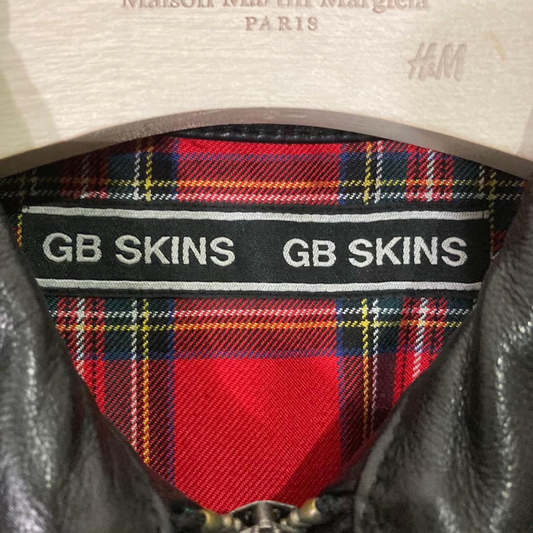 GB SKINS 牛革 カウレザー ライダースジャケット 36 TALON 英国