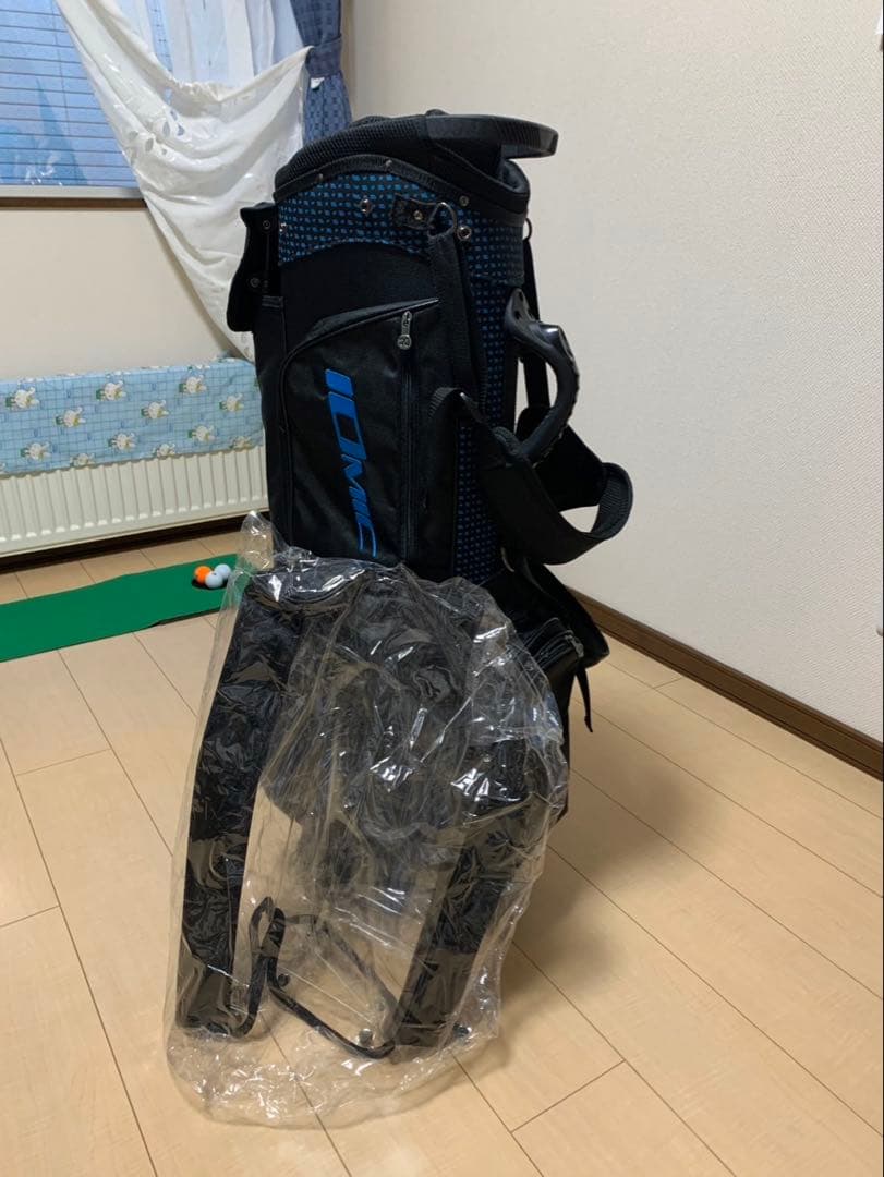 IOMICイオミックキャディバック2023ブラック＆ブルー