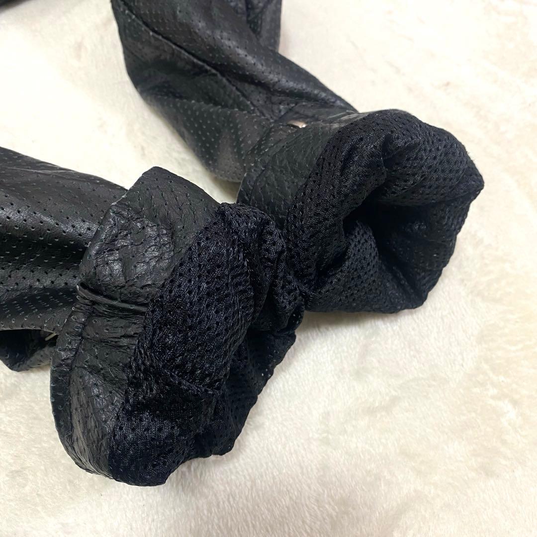 Horn Works ✨良品✨ レザージャケット シングルライダース メッシュ