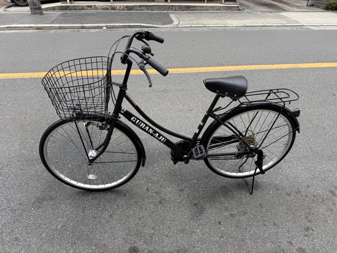 188 自転車 大阪市 【引取り限定】 美品 26インチ 変速付き