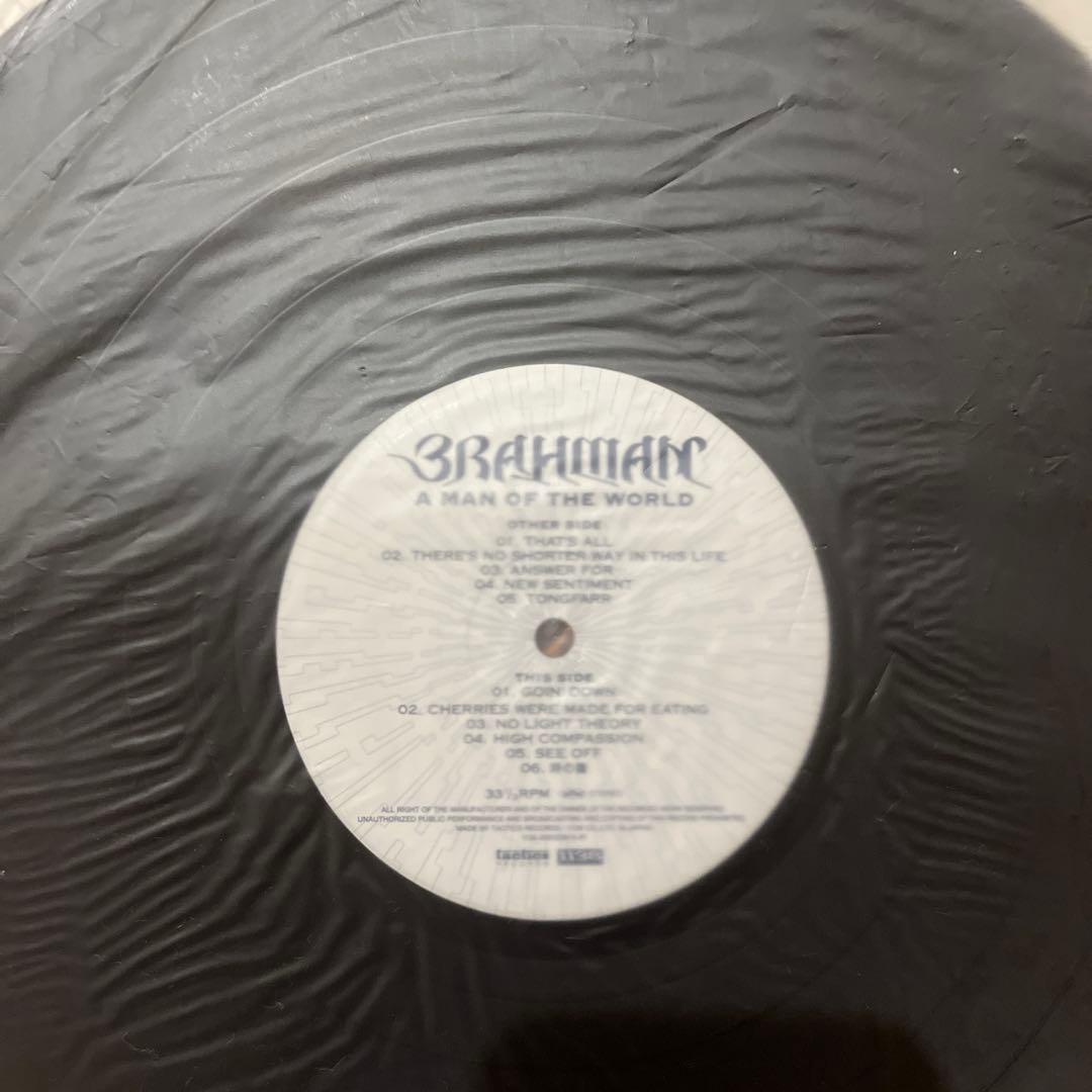 BRAHMAN A MAN OF THE WORLD レコード　未使用