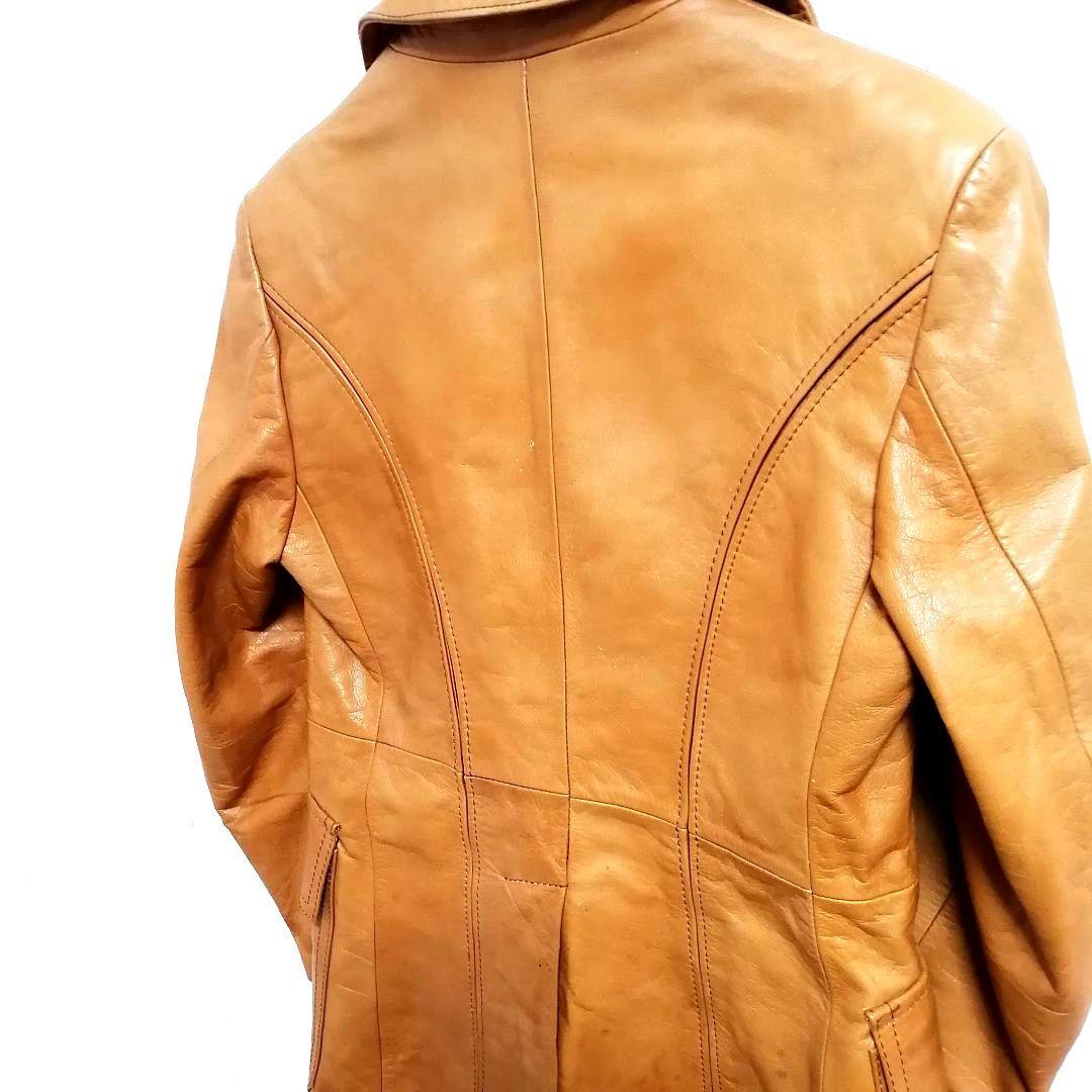 70s カウレザージャケット　ウエスタン 　ヒッピー