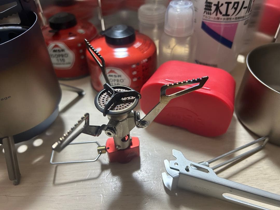 MSR ポケットロケット2 SOTO チタンポット750 ウッドストーブなどなど