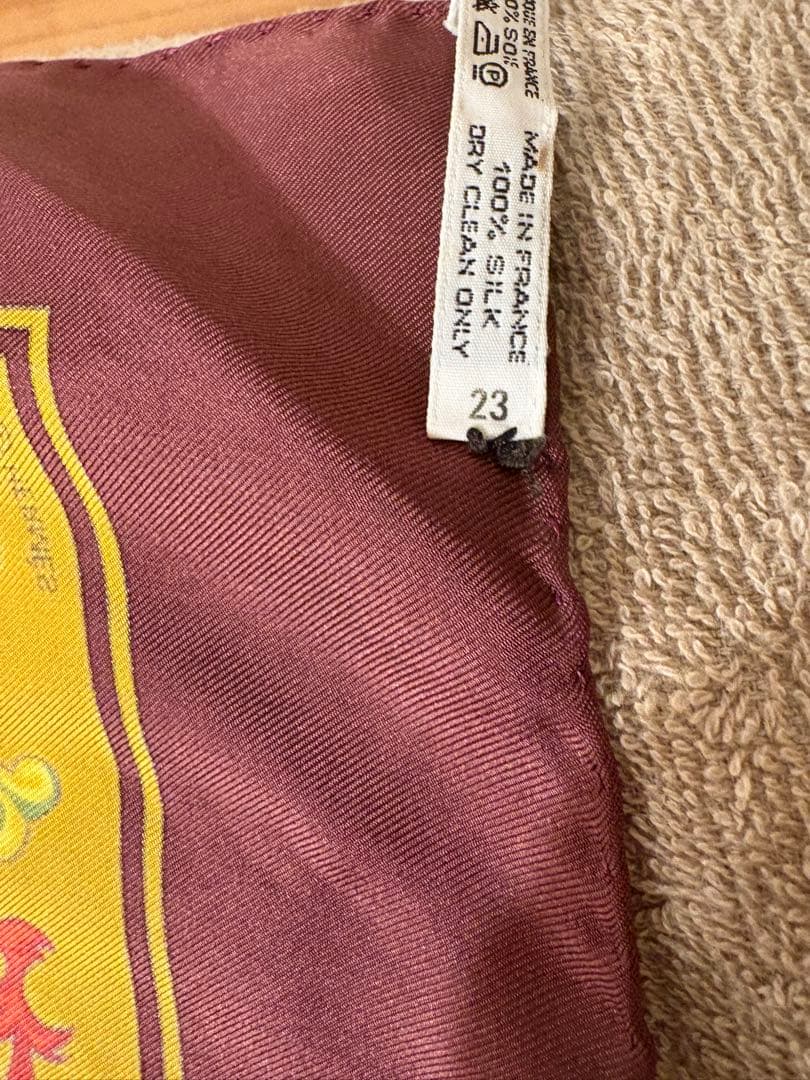 HERMÈS カレ90 LE TAROT ル・タロ タロット ボルドー系