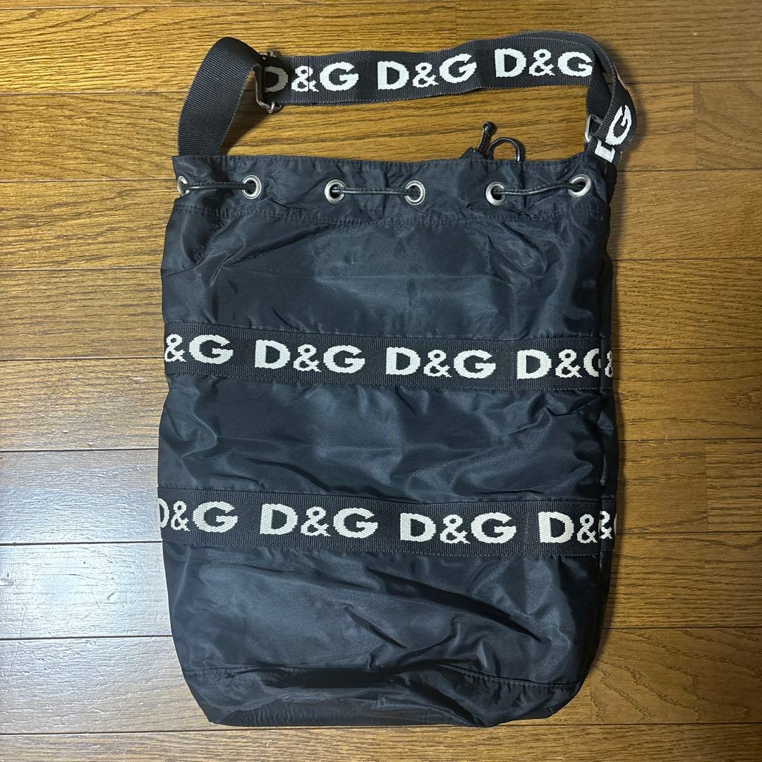 D&G ドルチェアンドガッバーナ 巾着型トートバッグ ショルダーバッグ