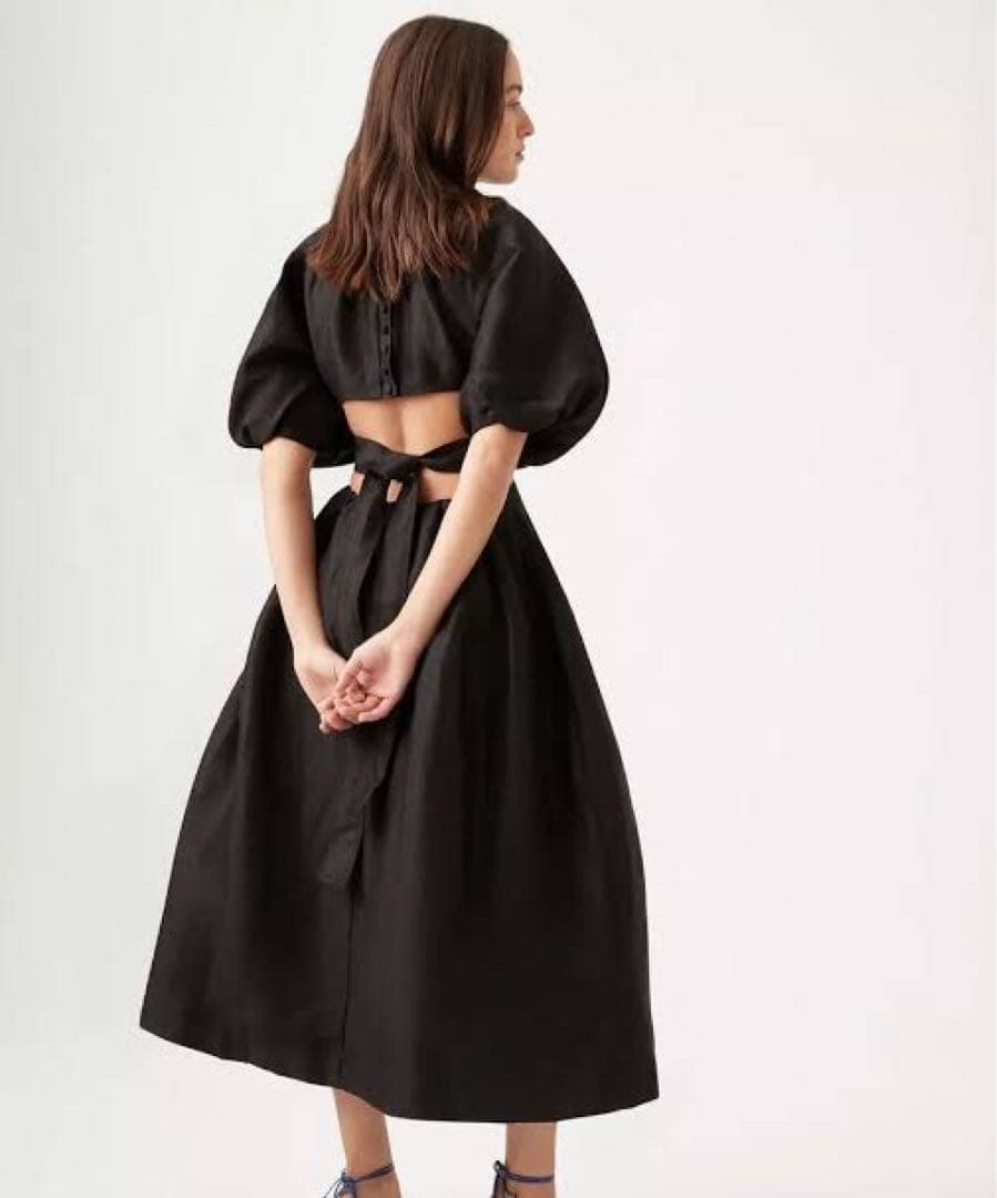 Aje アジェ Mimosa Cut Out Midi Dress ワンピース