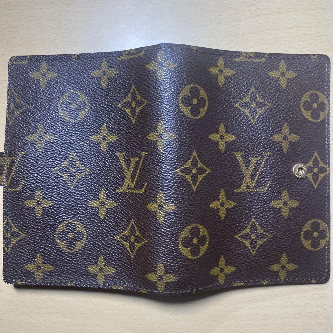 ルイヴィトン LOUIS VUITTON モノグラム スケジュール帳 ブラウン