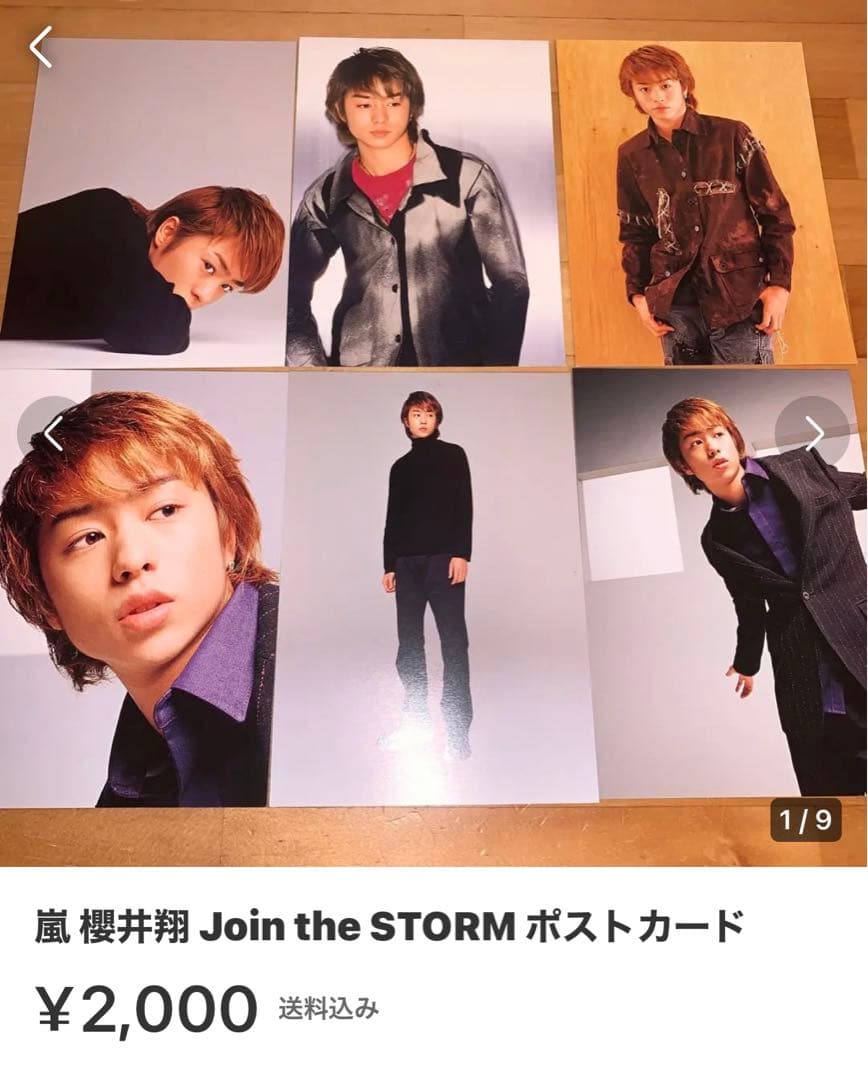 モカさま専用  櫻井翔 Join the STORM ポストカード