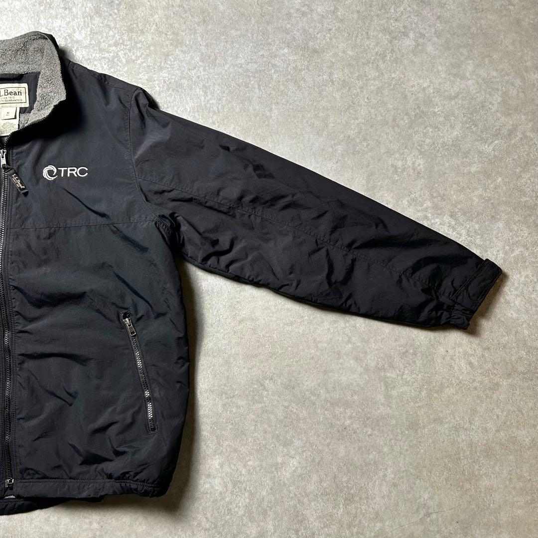 00s LLBEAN ウォームアップジャケット シェルジャケット 企業物 黒 M