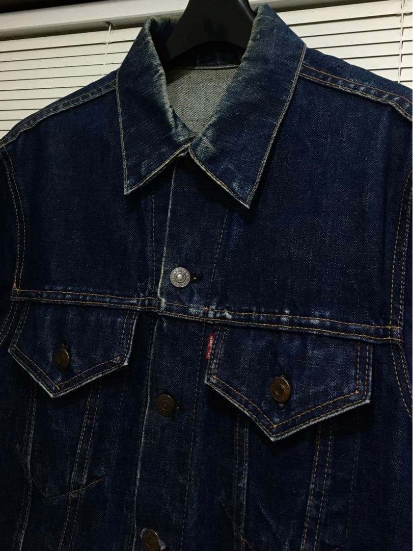 【2.3WASH】真紺 ビッグE 42-40 70505 60年代 リーバイス