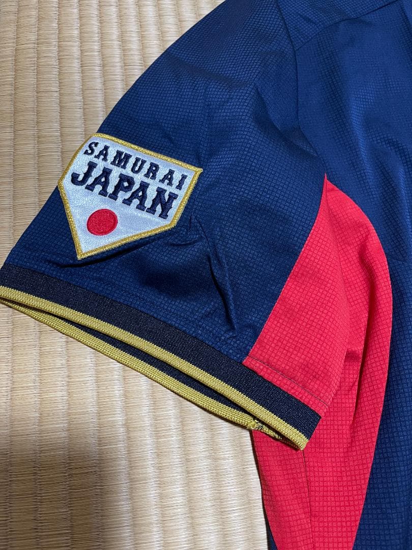 侍ジャパン半袖ジッパーポロシャツ