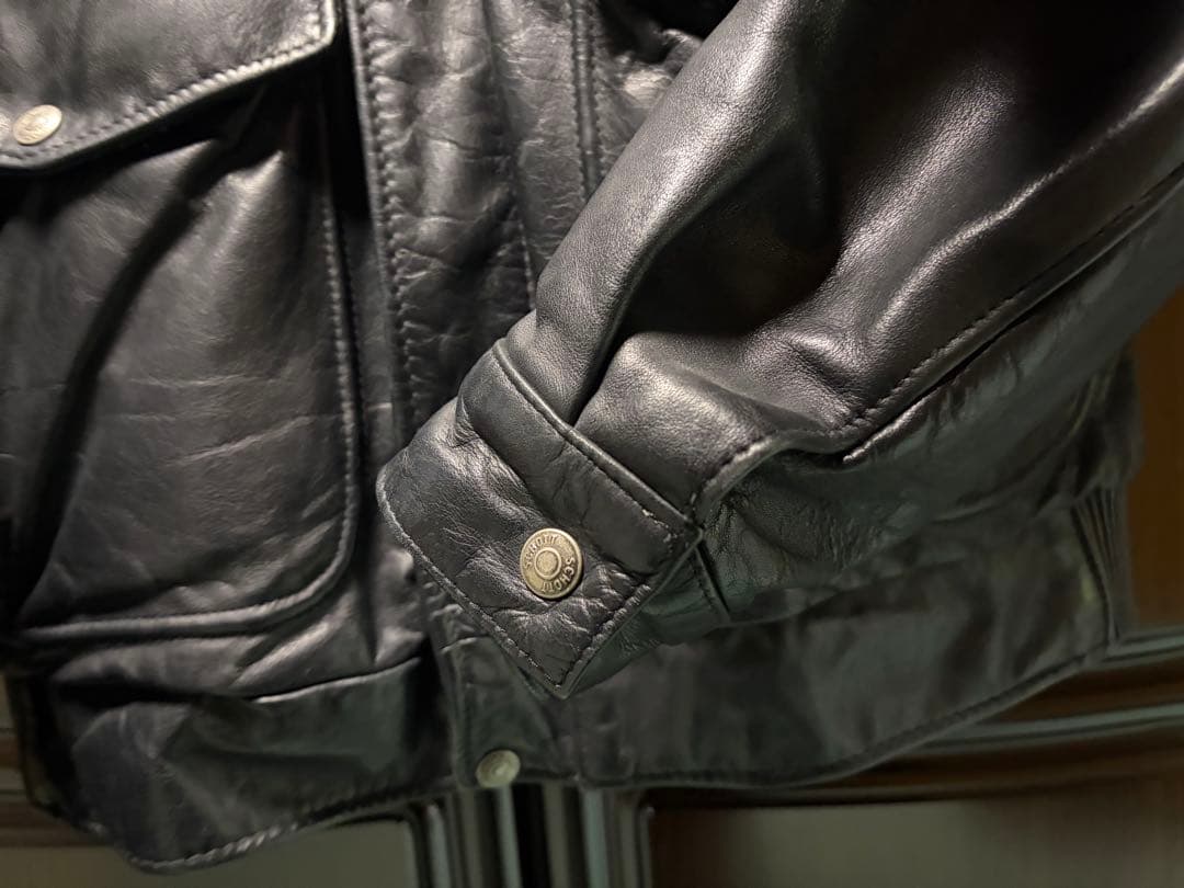 SCHOTT フライトジャケット　レザーブルゾン　ライダース　198SM