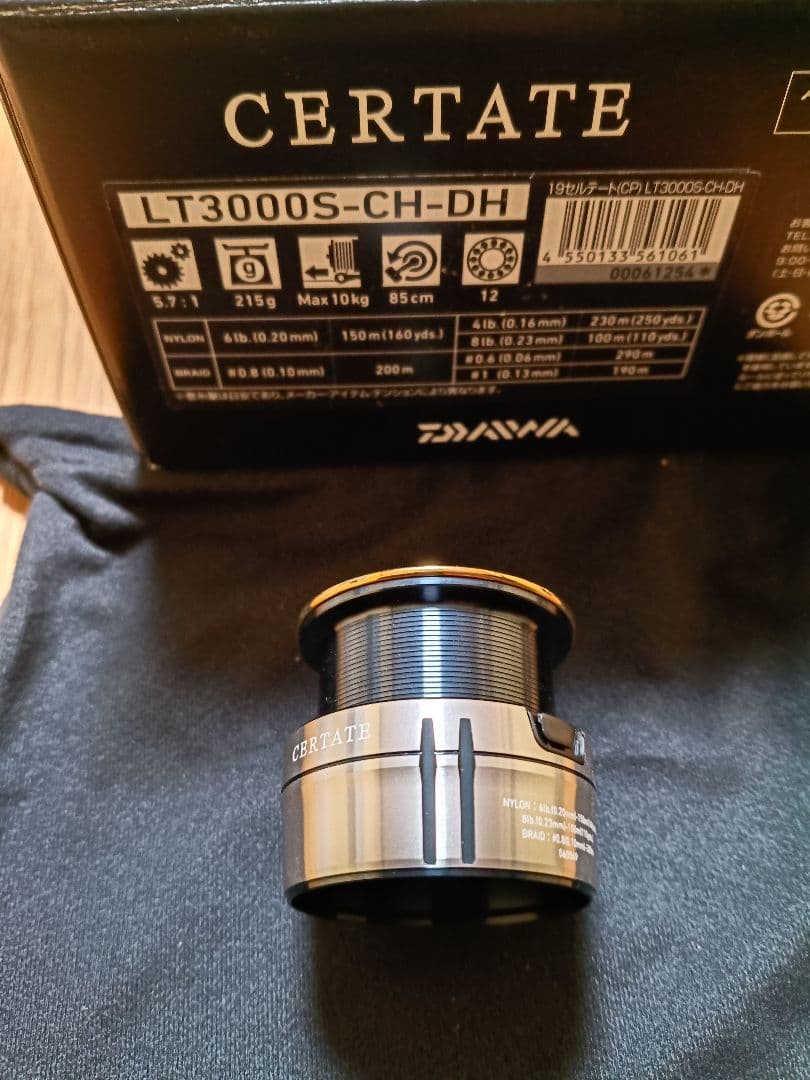 Daiwa Certate LT3000S-CH-DH スプール新品取外し品