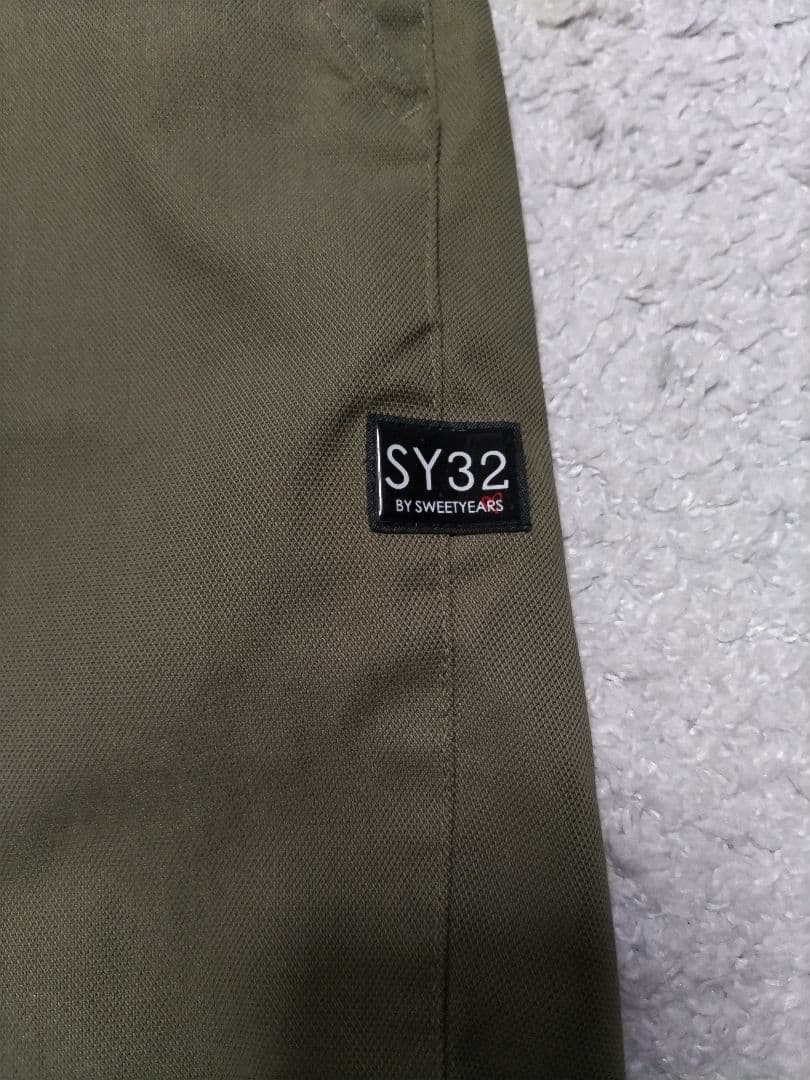 SY32ゴルフ ストレッチ　ハーフパンツ　カーキ