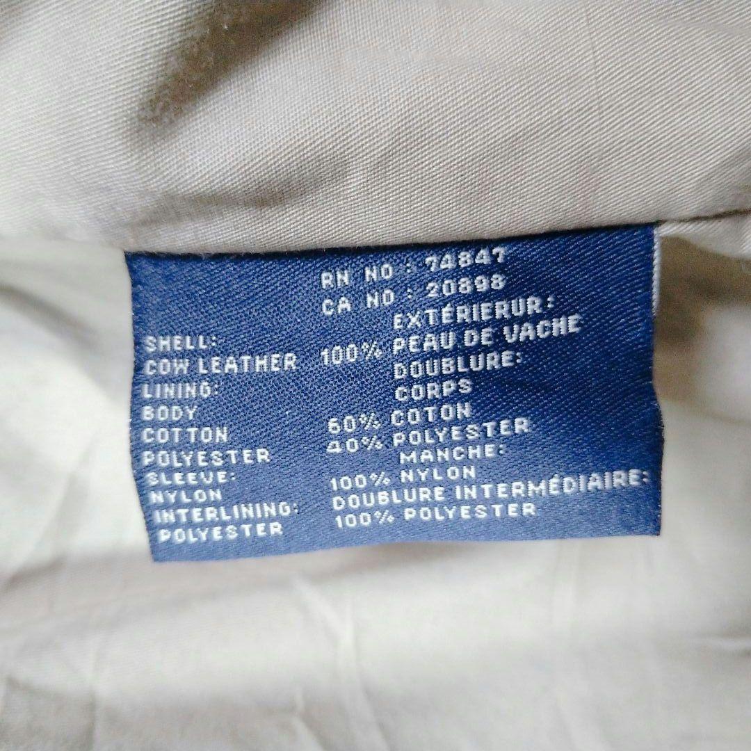 ✨良品✨DOCKERS 本革 レザー ジャケット ブラック 牛革 90s