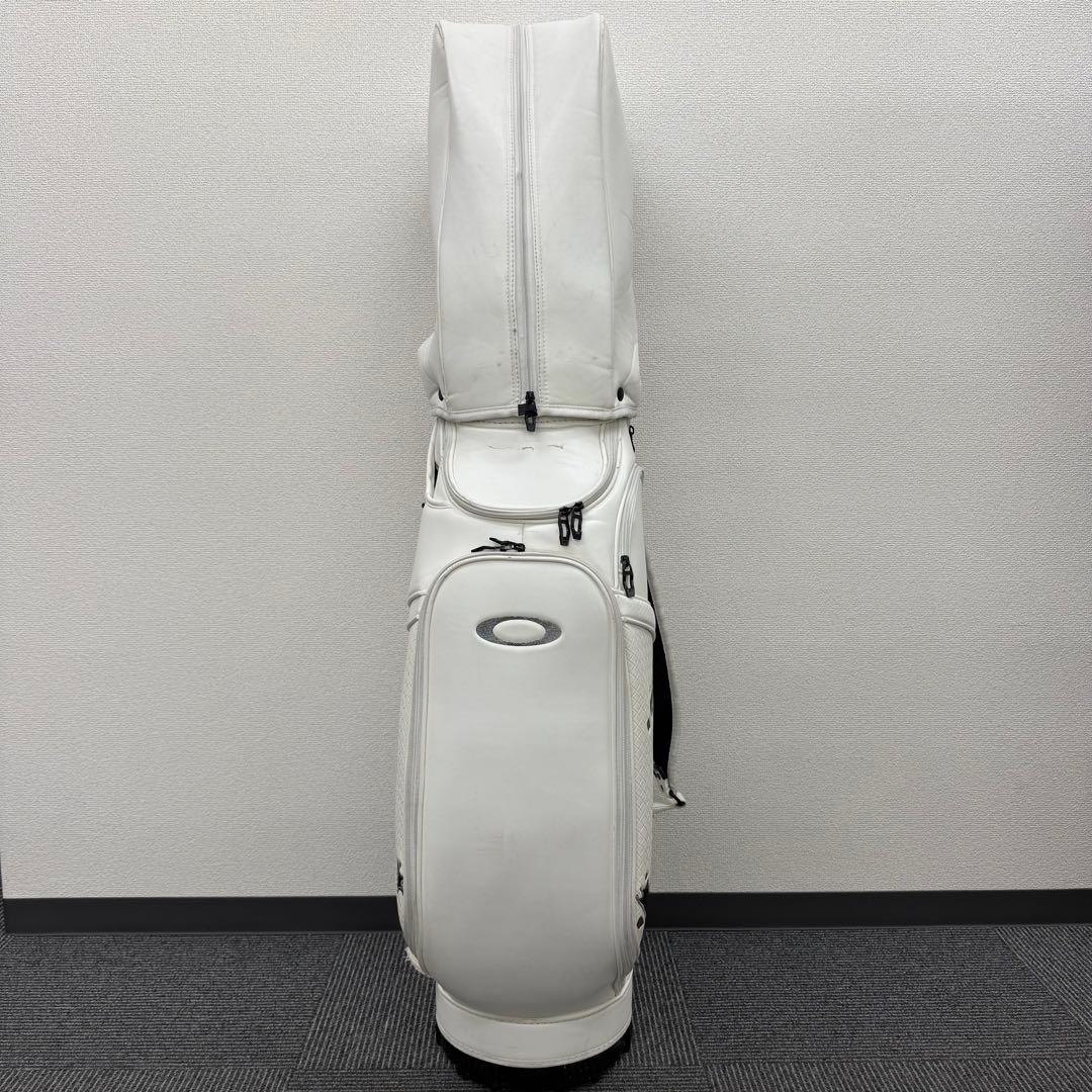 OAKLEY キャディバッグ 白 9.5型 オークリー ゴルフバッグ