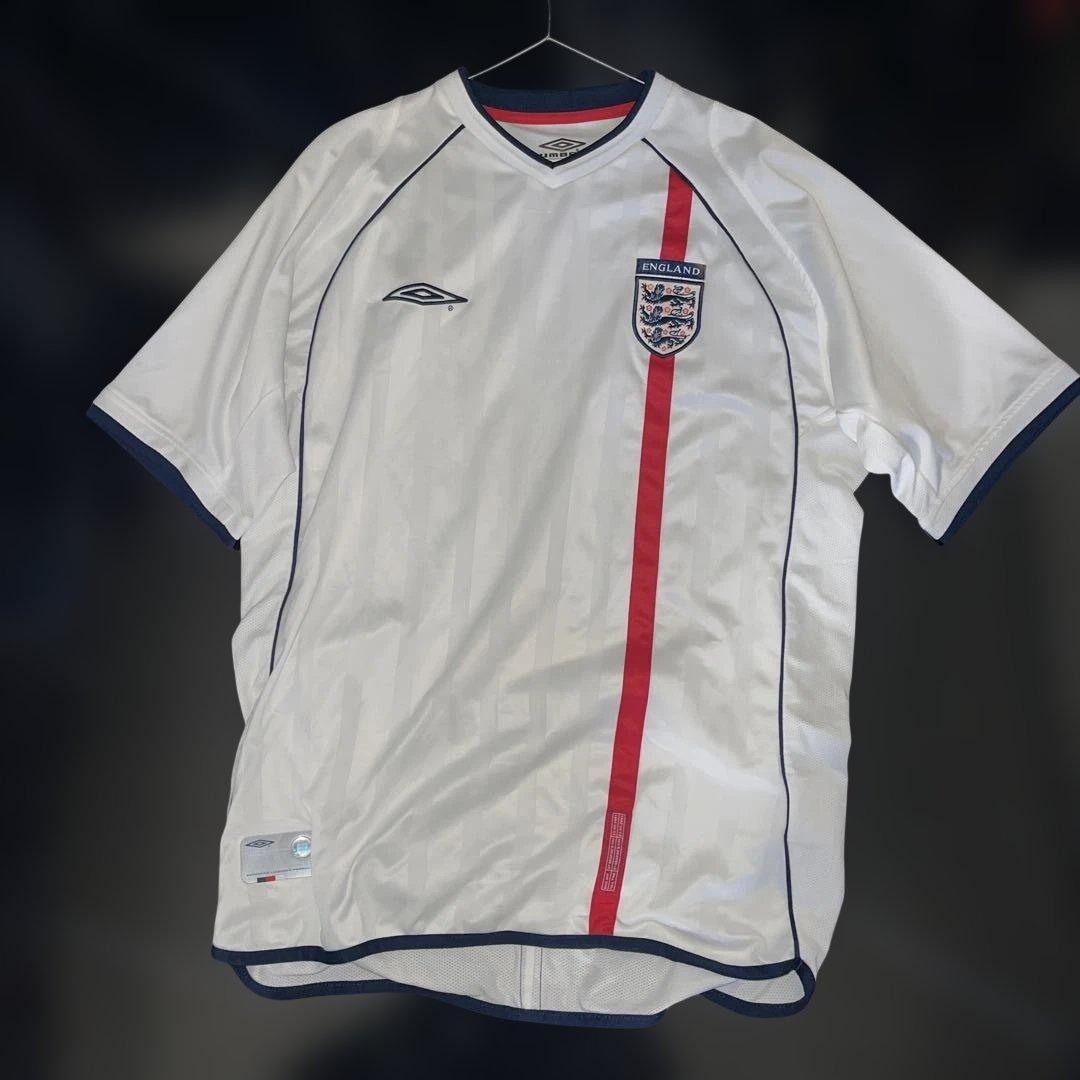 イングランド代表 Umbro ライン　2002 ベッカム　XL相当