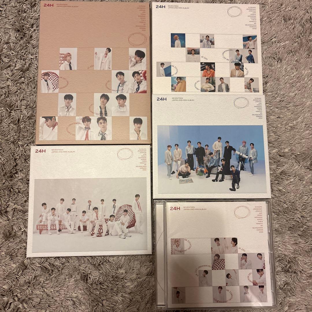 seventeen 24h アルバム　cd トレカ　セット　フルコンプリート