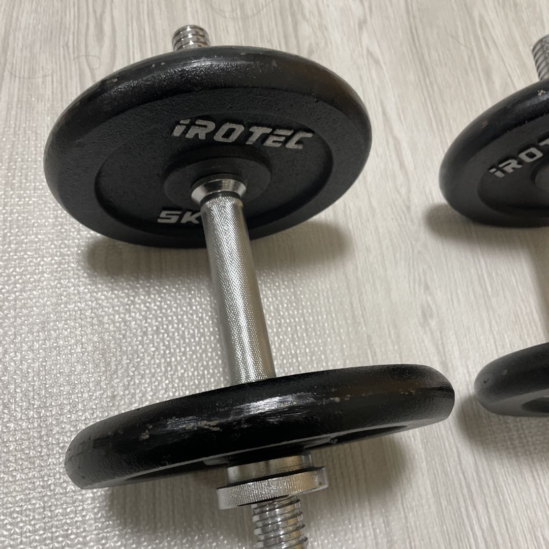 iROTEC 10kg ダンベル 2個セット