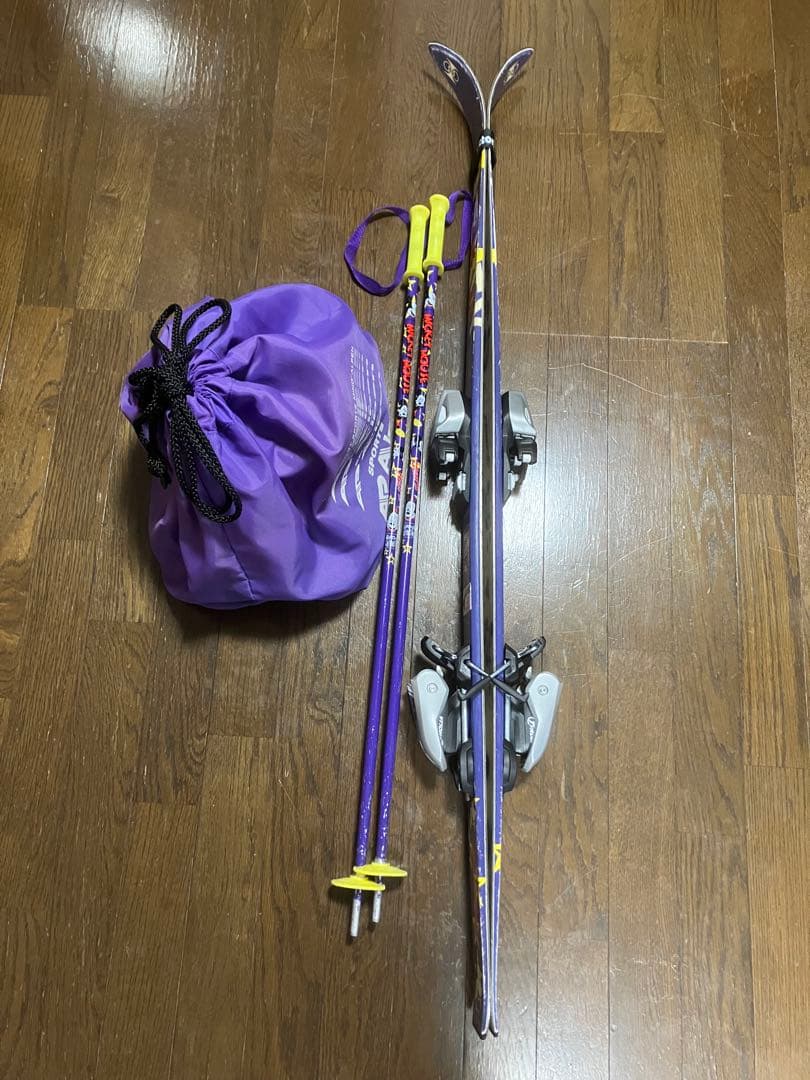 スキー板セット 紫色 ミッキーマウス　HART