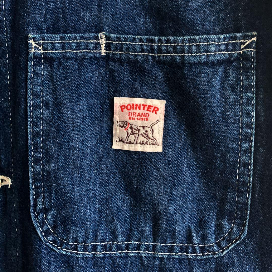 POINTER ポインター カバーオール デニムジャケット ブルゾン USA製L