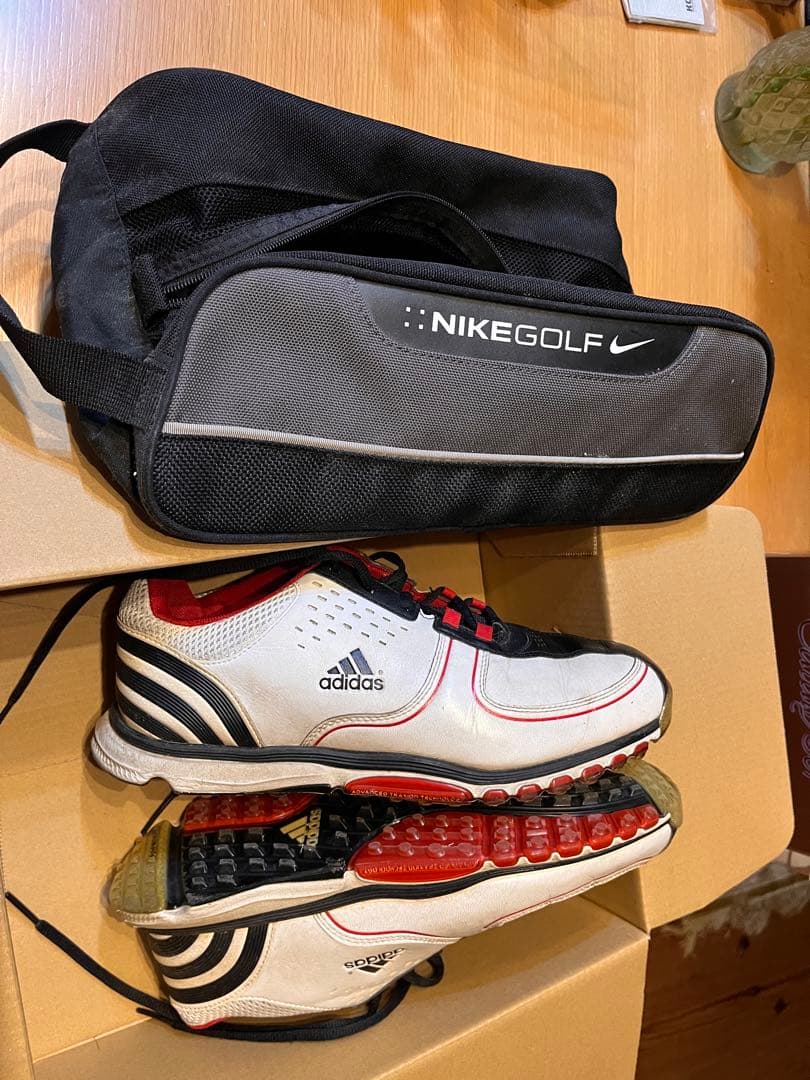 adidas ゴルフシューズ 26.5㎝ NIKEシューズバック付