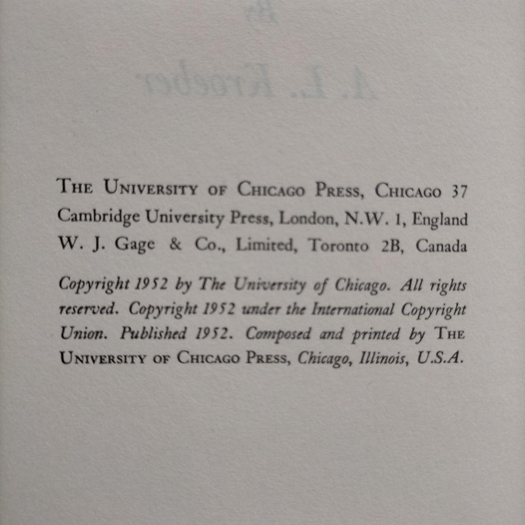 洋書 The Nature of Culture  A L kroeber