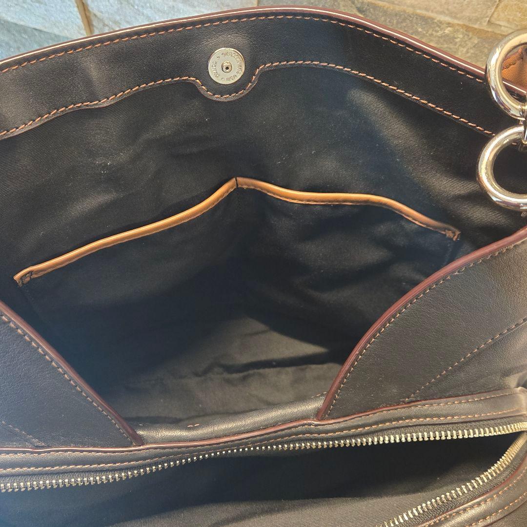 美品　COACH　コーチ　エクスプローテッド　トートバッグ　ハンドバッグ　レザー